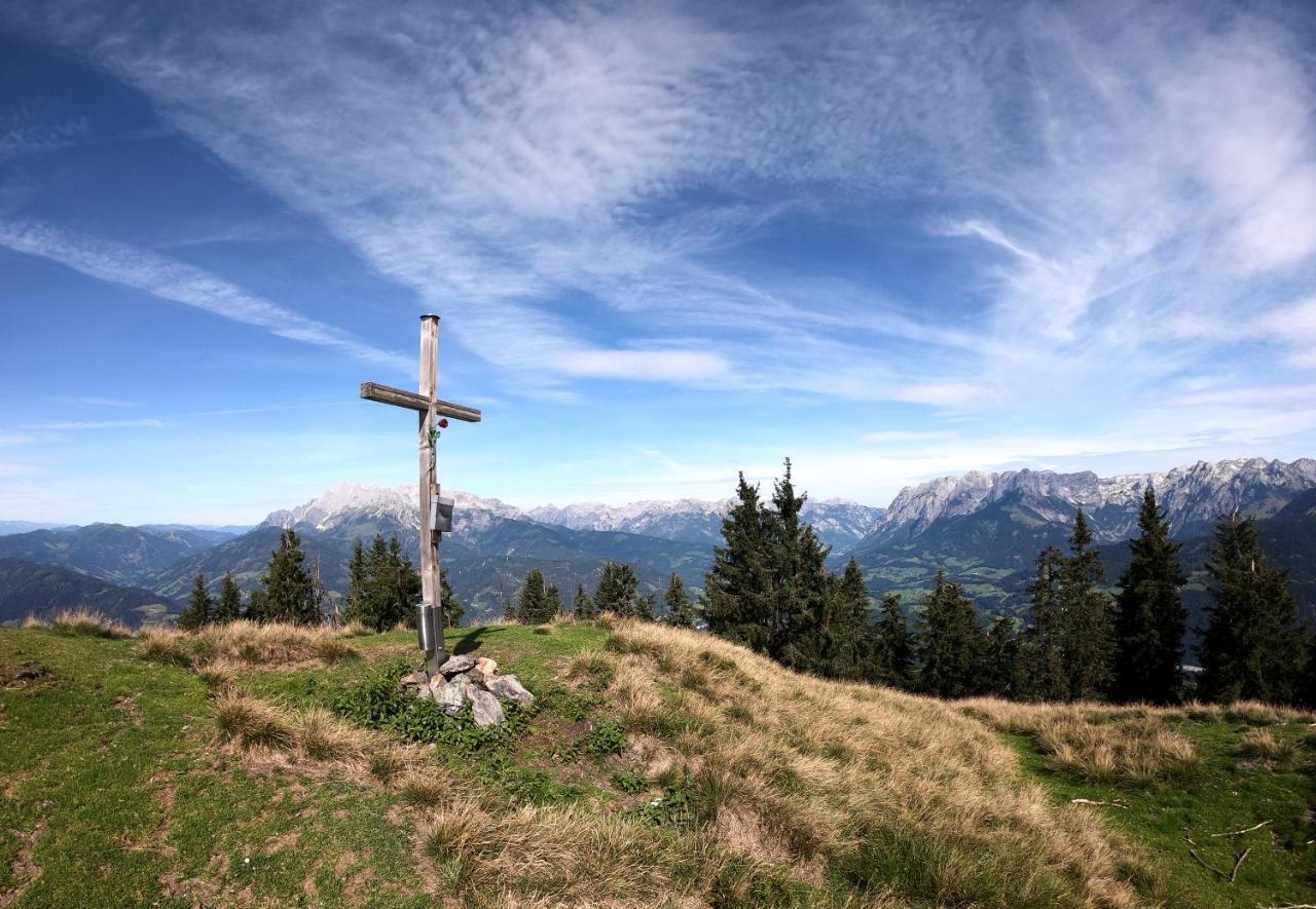 Apartment Tennengebirge Sankt Martin am Tennengebirge Bagian luar foto